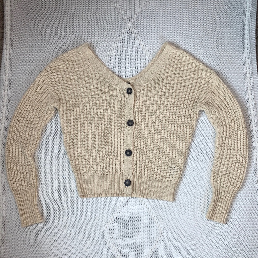 Cream Knit Cardigan